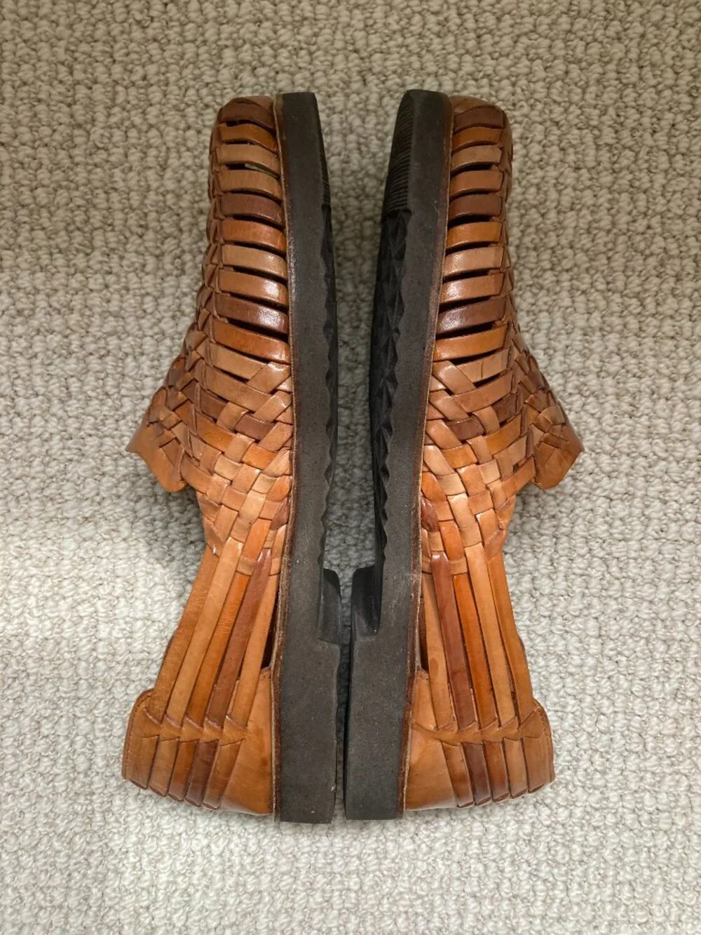 Sunsteps Men's Hand-Woven Leather Huarache Sandal